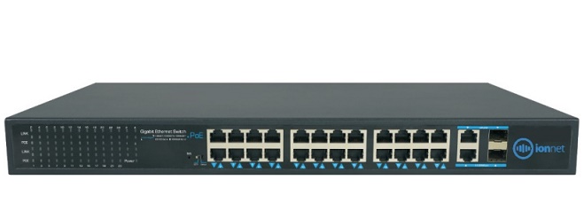 24-Port PoE Gigabit Ethernet Switch IONNET IGS-2824G (450)